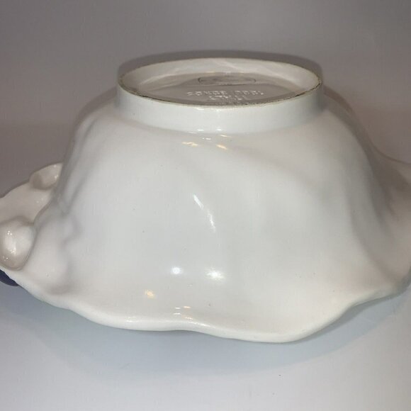 Bassano Decorato Armano Made in Italy Ceramic Fig Leaf Serving Bowl 1280/32x25 - Picture 5 of 10